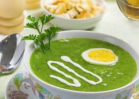 súp kem trong chế độ ăn kiêng protein